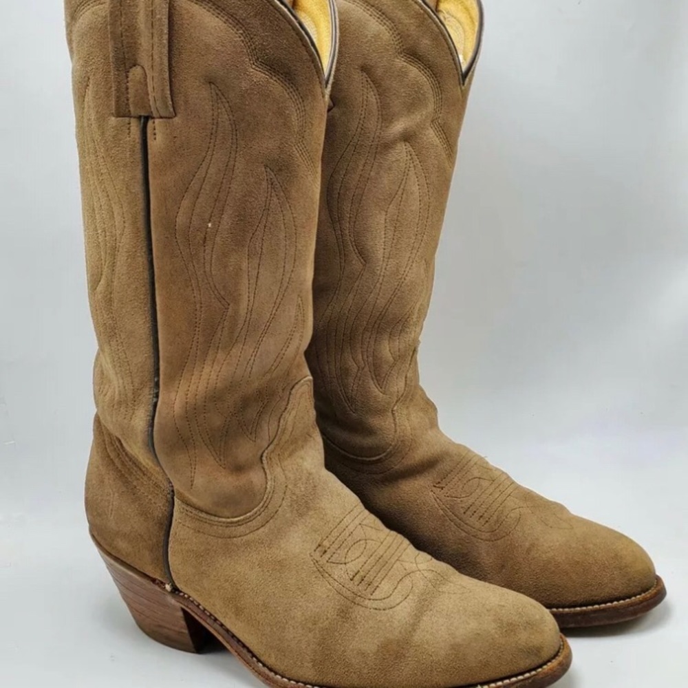Frye Suede/Leather Western Boots